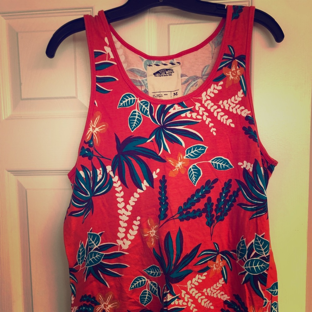Tropical colour tank top by vans